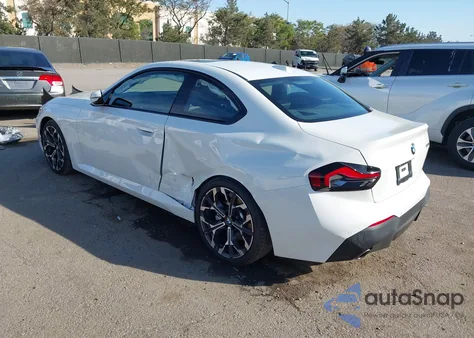 2025 BMW 230I z USA, uszkodzony, nr VIN 3MW23CM00S8F24122